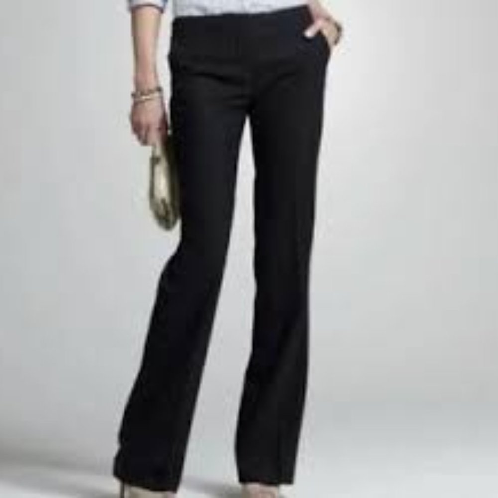 J. Crew Black Favorite Fit Wool Pants Size 8